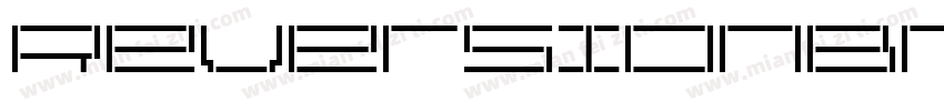 ReversionBroken Light字体转换